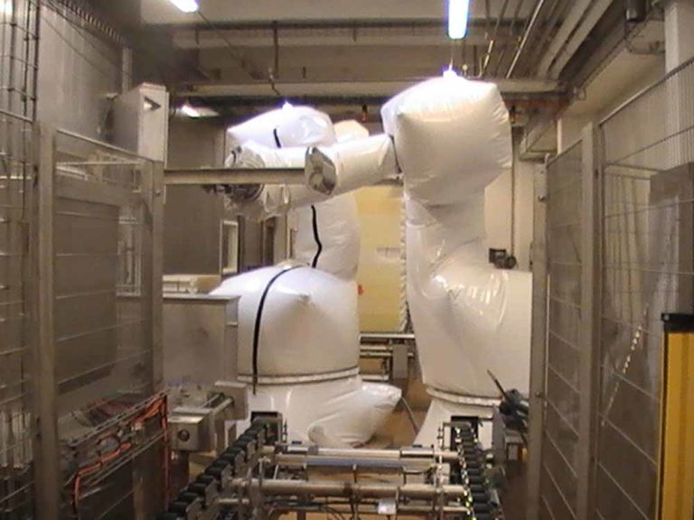 Food robot protection robot protection cover, robotic protection systems.